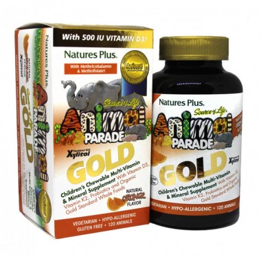 Витаминно-минеральный комплекс Nature's Plus Animal Parade Gold 120 Chewables Orange