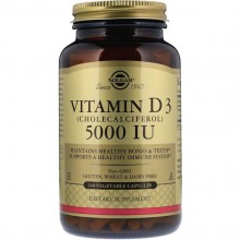 Витамин D Solgar Vitamin D3 (Cholecalciferol) 5000 IU 240 Veg Caps