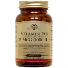 Витамин D Solgar Vitamin D3 (Cholecalciferol) 1000 IU 100 Softgels