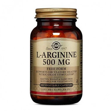 Аргинин Solgar L-Arginine 500 mg 100 Veg Caps