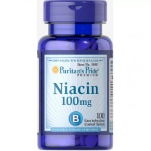 Ниацин Puritan's Pride Niacin 100 mg 100 Tabs