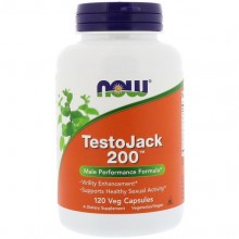Тестостероновый комплекс NOW Foods Testo Jack 200 EXTRA STR 120 Veg Caps