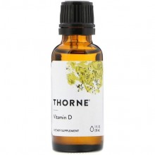 Витамин D Thorne Research Vitamin D, 1 fl oz 30 ml