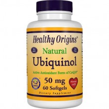 Коэнзим Healthy Origins Ubiquinol (Kaneka Q+) 50 mg 60 Softgels