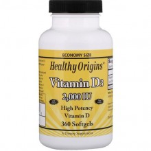 Витамин D Healthy Origins Vitamin D3 2000 IU 360 Softgels Витамин D Healthy Origins Vitamin D3 2000 IU 360 Softgels