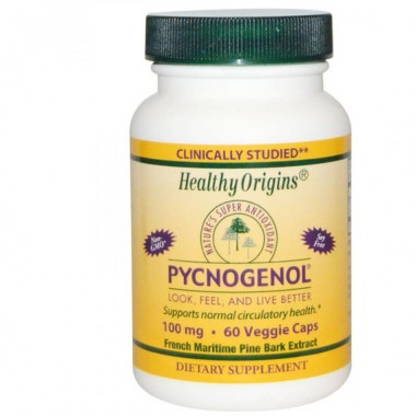 Пикногенол Healthy Origins Pycnogenol 100 mg 60 Caps