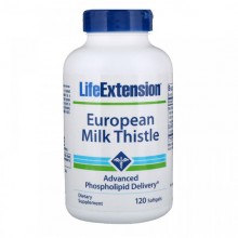 Расторопша Life Extension European Milk Thistle 120 Softgels