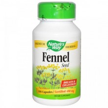 Травяные ферменты Nature's Way Fennel Seed 480 mg 100 Caps
