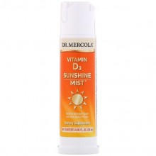 Витамин D Dr. Mercola Vitamin D3 Sunshine Mist 0.85 fl oz 25 ml Natural Orange Flavor