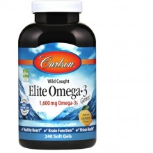 Омега 3 Carlson Labs Elite Omega-3 Gems 1600 mg 240 Soft Gels Natural Lemon Flavor Омега 3 Carlson Labs Elite Omega-3 Gems 1600 mg 240 Soft Gels Natural Lemon Flavor