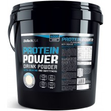 Протеин BioTechUSA Protein Power 4000 g /133 servings/ Strawberry Banana Протеин BioTechUSA Protein Power 4000 g /133 servings/ Strawberry Banana
