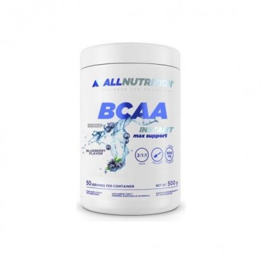 Аминокислота BCAA для спорта All Nutrition BCAA Max Support Instant 500 g /50 servings/ Blueberry