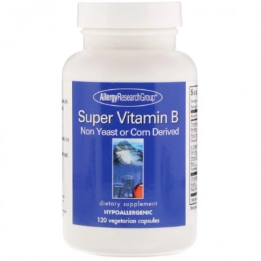 В комплекс Allergy Research Group Super Vitamin B Complex 120 Caps ALG-70340