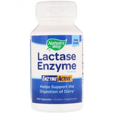Лактаза Nature's Way Lactase Formula EnzymeActive 100 Caps NWY-47110 Лактаза Nature's Way Lactase Formula EnzymeActive 100 Caps NWY-47110