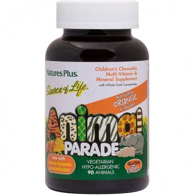 Витаминно-минеральный комплекс Nature's Plus Animal Parade 90 Animal Shaped Gummies Orange Flavor NTP29974