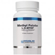 Фолиевая кислота Douglas Laboratories Methyl Folate (L-5-MTHF) 1000 mcg 60 Caps DOU-03762