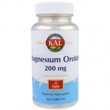 Микроэлемент Магний KAL Magnesium Orotate 200 mg 60 Tabs CAL-71060