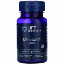 Мелатонин для сна Life Extension Melatonin 10 mg 60 Veg Caps LEX-33106