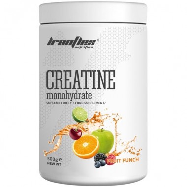 Креатин моногидрат IronFlex Creatine Monohydrate 500 g /200 servings/ Fruit Punch