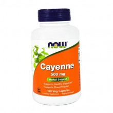 Кайенский перец NOW Foods Cayenne 500 mg 100 Veg Caps Кайенский перец NOW Foods Cayenne 500 mg 100 Veg Caps
