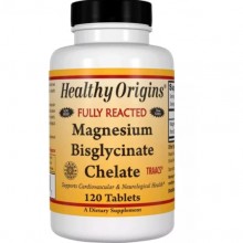Микроэлемент Магний Healthy Origins Magnesium Bisglycinate Chelate 200 mg 120 Tabs HO39542