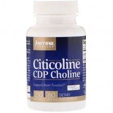 Комплекс для профилактики работы головного мозга Jarrow Formulas Citicoline, CDP Choline 250 mg 60 Caps JRW20012