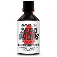 Заменитель питания BioTechUSA Zero Drops 50 ml /100 servings/ Strawberry Заменитель питания BioTechUSA Zero Drops 50 ml /100 servings/ Strawberry