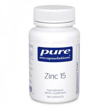 Микроэлемент Цинк Pure Encapsulations Zinc 15 mg 180 Caps PE-00251