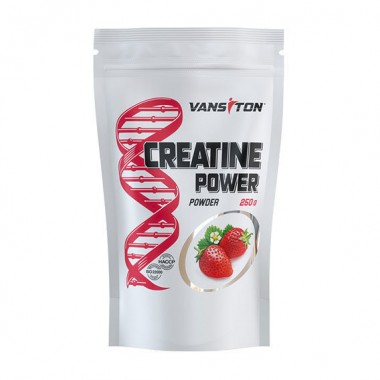 Креатин моногидрат Vansiton Creatine Monohydrate 250 g /50 servings/ Strawberry