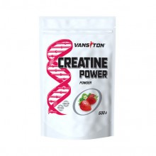 Креатин моногидрат Vansiton Creatine Monohydrate 500 g /100 servings/ Strawberry