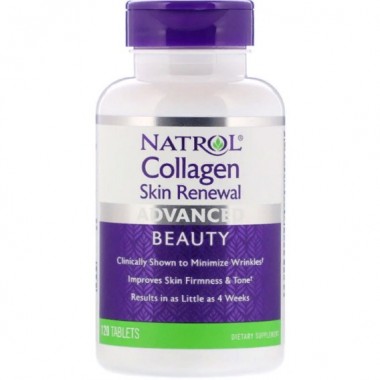 Комплекс для кожи, волос, ногтей Natrol Collagen Skin Renewal 120 Tabs NTL-07372