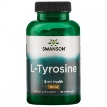 Тирозин Swanson L-Tyrosine 500 mg 100 Caps