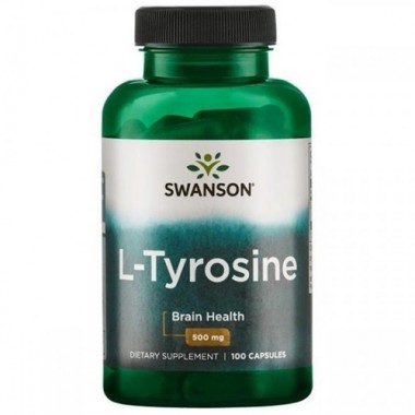 Тирозин Swanson L-Tyrosine 500 mg 100 Caps