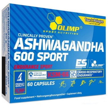 Ашфаганда для спорта Olimp Nutrition Ashwagandha 600 sport 60 Caps Ашфаганда для спорта Olimp Nutrition Ashwagandha 600 sport 60 Caps