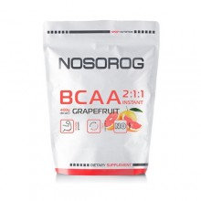 Аминокислота BCAA для спорта Nosorog Nutrition BCAA 2:1:1 400 g /72 servings/ Grapefruit