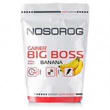 Гейнер Nosorog Nutrition Big Boss 1500 g /15 servings/ Banana
