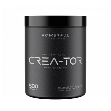 Креатин моногидрат Powerful Progress Crea-Tor Micronized 500 g /100 servings/ Unflavored