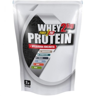 Протеин Power Pro Whey Protein 2000 g /50 servings/ Strawberry Cream