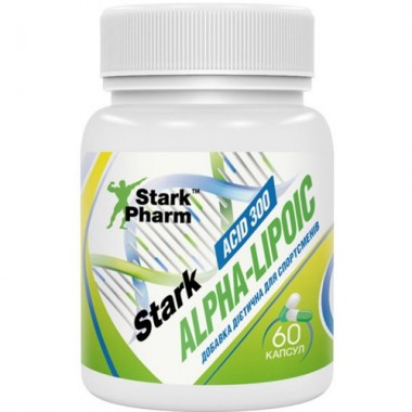 Альфа-липоевая кислота для спорта Stark Pharm Stark Alpha Lipoid Acid 300 mg 60 Tabs Альфа-липоевая кислота для спорта Stark Pharm Stark Alpha Lipoid Acid 300 mg 60 Tabs