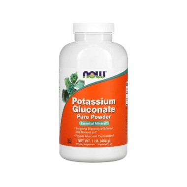 Микроэлемент Калий NOW Foods Potassium Gluconate 454 g