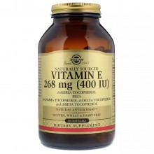 Витамин E Solgar Natural Vitamin E 400 IU Pure d-Alpha Tocopherol 250 Softgels