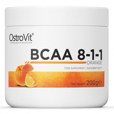 Аминокислота BCAA для спорта OstroVit BCAA 8-1-1 200 g /20 servings/ Orange Аминокислота BCAA для спорта OstroVit BCAA 8-1-1 200 g /20 servings/ Orange
