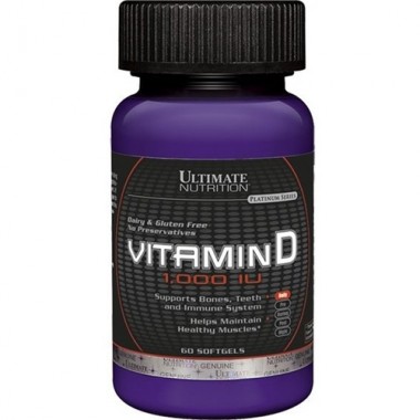 Витамин D для спорта Ultimate Nutrition Vitamin D Softgels 1.000 IU 60 Caps