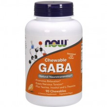 Аминокомплекс NOW Foods GABA 90 Chewables Orange Аминокомплекс NOW Foods GABA 90 Chewables Orange