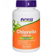 Хлорелла NOW Foods Chlorella 1000 mg 120 Tabs Хлорелла NOW Foods Chlorella 1000 mg 120 Tabs