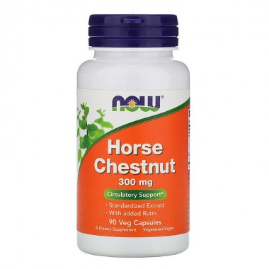Экстракт конского каштана NOW Foods Horse Chestnut 300 mg 90 Veg Caps