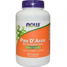Муравьиное дерево NOW Foods Pau D'Arco 500 mg 250 Caps