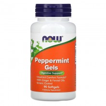Комплекс для пищеварения NOW Foods Peppermint Gels 90 Softgels