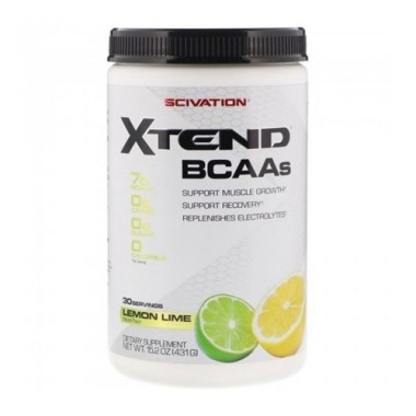 Аминокислота BCAA для спорта Scivation Xtend BCAAs 431 g /30 servings/ Lemon Lime
