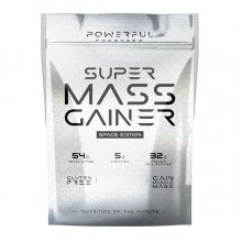 Гейнер Powerful Progress Super Mass Gainer 4000 g /40 servings/ Strawberry